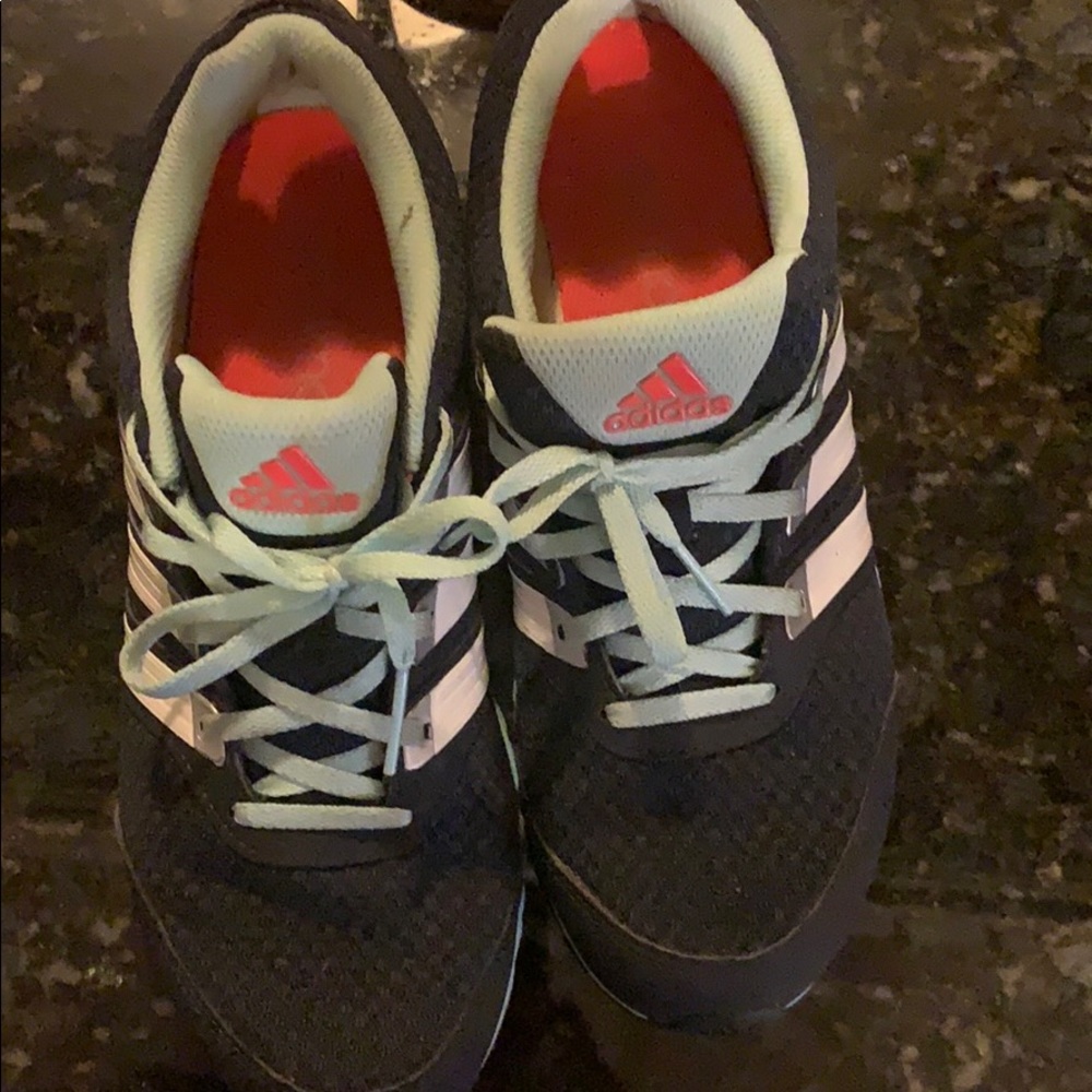 GUC adidas run smarter sneakers; navy size 9